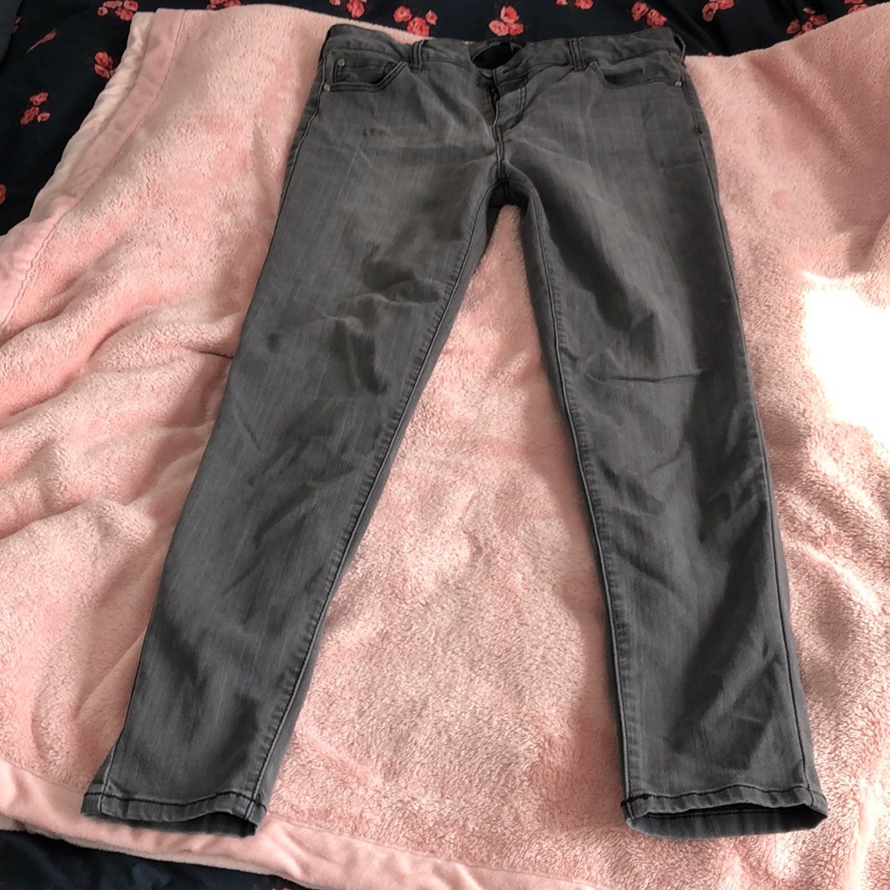 Gray jeans